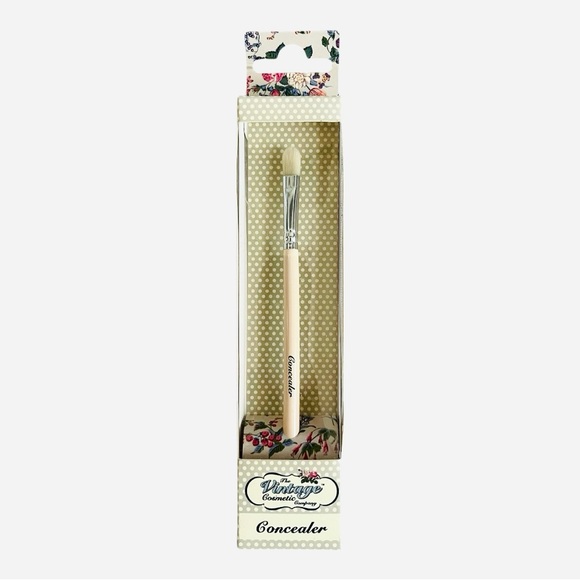 NIB Vintage Cosmetic Company Concealer Brush Makeup Brush Face Brush - Picture 2 of 4